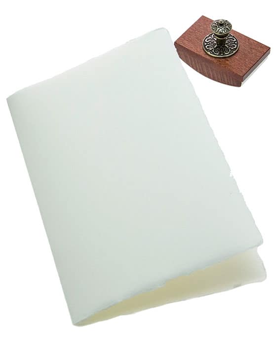 Busta Amalfi in carta di cotone avorio (cm 12x18)